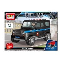 Конструктор Город мастеров Uaz Hunter спецназ 35 деталей