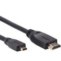 Кабель интерфейсный VCOM HDMI-19M/MicroHDMI-19M ver 2.0 1.8m CG587-1.8M