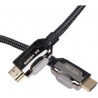 Кабель интерфейсный HDMI VCOM 19M/M,ver. 2.1, 8K/60Hz 1m CG864-1M