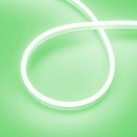 Гибкий неон Arligh 10W/m 120LED/m 2835SMD зеленый 5M AURORA-PS-A120-12x6mm 24V Green / 036680