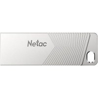 Флешка Netac UM1 64ГБ USB3.2 серебристый (NT03UM1N-064G-32PN) 