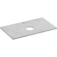 Столешница Cersanit Stone Balance 80 серая матовая Stone 64186 из керамогранита Balance 80x45x2 серый матовый
