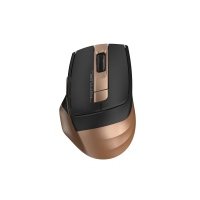Мышь беспроводная A4Tech Fstyler FG35, 2000dpi, Wireless/USB, Бронзовый/Черный, FG35 BRONZE Fstyler FG35 bronze/black (USB, оптическая, 2000dpi, 6but) (FG35 BRONZE)