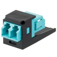 Адаптер Panduit CMDSAQLCZBL проходн. Mini-ComLC дупл. 50/125 OM3 черн. 