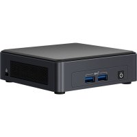 Платформа для сборки пк Intel NUC 11: Intel Core i5-1135G7, Intel Iris Xe Graphics (Dual HDMI 2.0b w/HDMI CEC, Dual DP 1.4a via Type C), 1x Thunderbolt 4, 1x Thunderbolt 3, 4xUSB3.0, 3xUSB2.0, 2x m.2 BNUC11TNKI50000