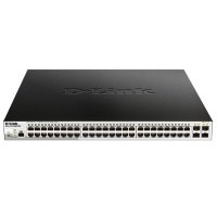 DGS-1210-52MPP/ME/B3A Управляемый L2 коммутатор с 48 портами 10/100/1000Base-T и 4 портами 1000Base-X SFP (48 портов PoE 802.3af/at, PoE-бюджет 740 Вт) {2} 