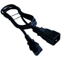 Кабель Lanmaster LAN-PP13/20-0.5-BK C13-C20 проводник.:3x0.75мм2 0.5м 220В (упак.:1шт) черный