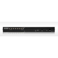 Переключатель электронный ATEN 1-Local/Remote Share Access 8-Port Multi-Interface Cat 5 KVM over IP Switch (KH1508AI-AX-G) 
