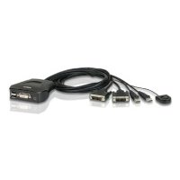 Kvm переключатель 2 PORT USB DVI KVM SWITCH. (CS22D-AT)