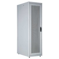 LANDE DYNAmic Basic Server 19" Серверный напольный шкаф 42U, 600х1000х2010, перфорированная одностворчатая передняя дверь, перфорированная одностворчатая задняя дверь, цвет черный (LN-DS42U6010-BL-251 