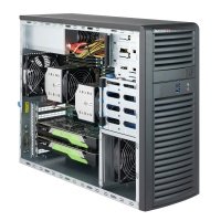 Серверный корпус Supermicro CSE-732D3-1K26B Supermicro CSE-732D3-1K26B Black SC732D3 Tower Chassis with 1200W PS2 PWS 732D3-1K26B