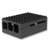 RA182 Корпус ACD Black ABS Plastic Building Block case for Raspberry Pi 3 B/B+ (CBPIBLOX-BLK) (494293) 