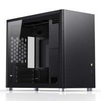 Корпус JONSBO D30 Black без БП, боковая панель из закаленного стекла, mini-ITX, micro-ATX, черный 