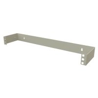 Кронштейн телекоммуникационный Hyperline BW19-1U-110F-RAL7035 настен. 1U 19" 110мм нагр.:15кг серый BW19-1U-110F-RAL7035