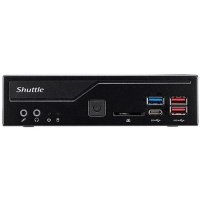 Платформа Shuttle LGA1700, H670, 2*DDR4 SODIMM (3200), 2.5" HDD/SSD, M.2, 2*Glan, 2*HDMI, 2*DP, 2*COM, USB Type-C, 7*USB 3.2, SD reader, noOS, b DH670