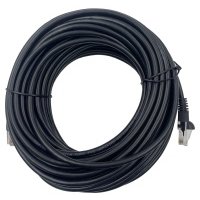Патч-корд Buro UTP 4 пары cat5E CCA molded 15м черный RJ-45 (m)-RJ-45 (m) 