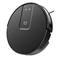 Робот-пылесос с гироскопом Robot vacuum IRBIS Peach 0121,2500 mAh,28W,2000Pa, Hyroscope, Black, charging stat, remote, roller brush & cloth for wet, 2 in 1 water tank & dust collector, brushes 2, HEPA