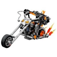 Конструктор Lego Marvel Призрачный Гонщик: робот и мотоцикл (264 детали)