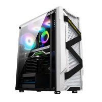 Корпус ALSEYE Warrior-W Mini-ITX/Micro ATX/ATX, USB2.0*2+HD Audio+USB3.0*1, "H.D.D.(3.5")*2pcs+S.S.D(2.5")*2pcs, 354*185*413mm" Warrior-W