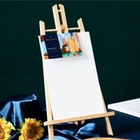 Холст на прессованном картоне Finenolo 50*70 см 280 г, 100% хлопок, универсальная грунтовка 