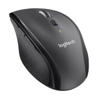 Мышь Logitech M510 WL Black [910-001822] черная, 7 кнопок, 1000 dpi, USB Unifying 2,4GHz, эргономичная, резиновые вставки, колесико прокрутки с построчным режимом 