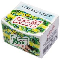 Сыр de famille мягкий Бри с белой плесенью и трюфелем 50% 100г