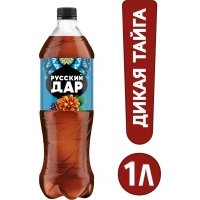 Напиток Русский Дар Газированный дикая тайга 1л 