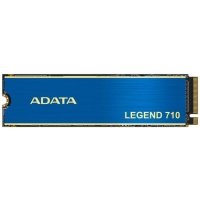 Накопитель SSD M.2 2280 ADATA Legend 710 512GB PCIe Gen3 x4 2400/1600MB/s IOPS 90K/150K MTBF 1.5M 130 TBW ALEG-710-512GCS