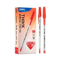 Ручка шариковая Deli Think EQ1-RD