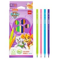 Карандаши цветные Deli EC125-12 Paw Patrol