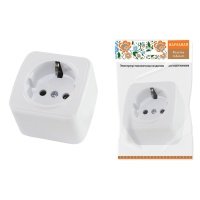 Розетка 2P+PE SQ1824-0008 Дача