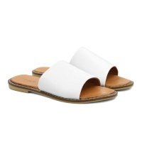 Женские сланцы Clarks , белые 22203118-4610960