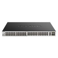 Коммутатор управляемый D-link 48x10/100/1000Base-T PoE (PoE-бюджет 370 Вт), 2x10GBase-T, 4x10GBase-X SFP+, L3 DGS-3130-54PS/B1A