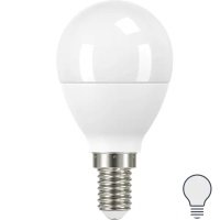 Лампа светодиодная Lexman P45 E14 175-250 В 7 Вт белая 600 лм нейтральный белый свет 