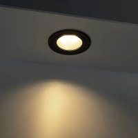 Светильник точечный встраиваемый Ritter Artin 51416 9 GU5.3 под отверстие 65 мм цвет черный 