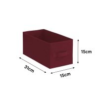 Короб Spaceo KUB 31x15x15 см 6.9 л полипропилен цвет красный 