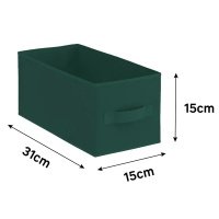 Короб Spaceo KUB 31x15x15 см 6.9 л полипропилен цвет зеленый 