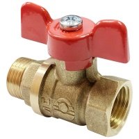 Кран шаровой Valfex 1/2" внутренняя-наружная резьба 