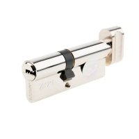 Цилиндровые механизмы Apecs Pro LM-80(35/45C)-C-NI 80 мм, ключ/вертушка, цвет никель 
