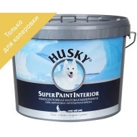 Краска для колеровки интерьерная Husky Super Paint Int прозрачная база С 9 л 