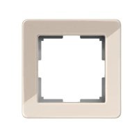Рамка для розеток и выключателей Werkel W0012743 1 пост цвет айвори 