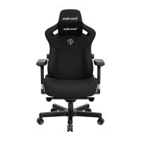 Кресло игровое Anda Seat Kaiser 3, цвет чёрный, размер L (120кг), материал ткань (модель AD12) 