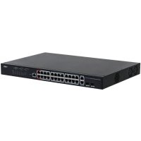 Коммутатор PoE Dahua 24-портовый гигабитный управляемый DH-PFS4226-24GT-230