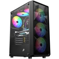 Корпус 1stPlayer FD3 Black FD3-BK-4F1