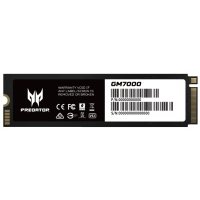 Накопитель SSD M.2 2280 Acer Predator GM7000 2TB PCIe Gen 4.0 x 4 NVMe 1.4 7400/6700MB/s IOPS 1300K/1100K MTBF 2M 1300 TBW BL.9BWWR.106