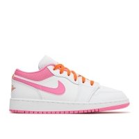 Кроссовки Air Jordan 1 Low GS Pinksicle, белый GS Pinksicle