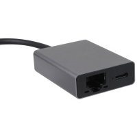 Концентратор VCOM TypeC/RJ45+PD 100Вт, aluminium shell CU4591