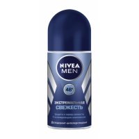 дезодорант мужской NIVEA MEN Экстремальная свежесть, 50 мл, ролик 