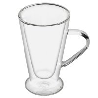 кружка ATTRIBUTE Latte 400мл двойная стенка термостекло 