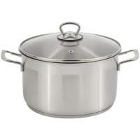 кастрюля КАТЮША София 3,2л 18 см со стеклянной крышкой, индукция 